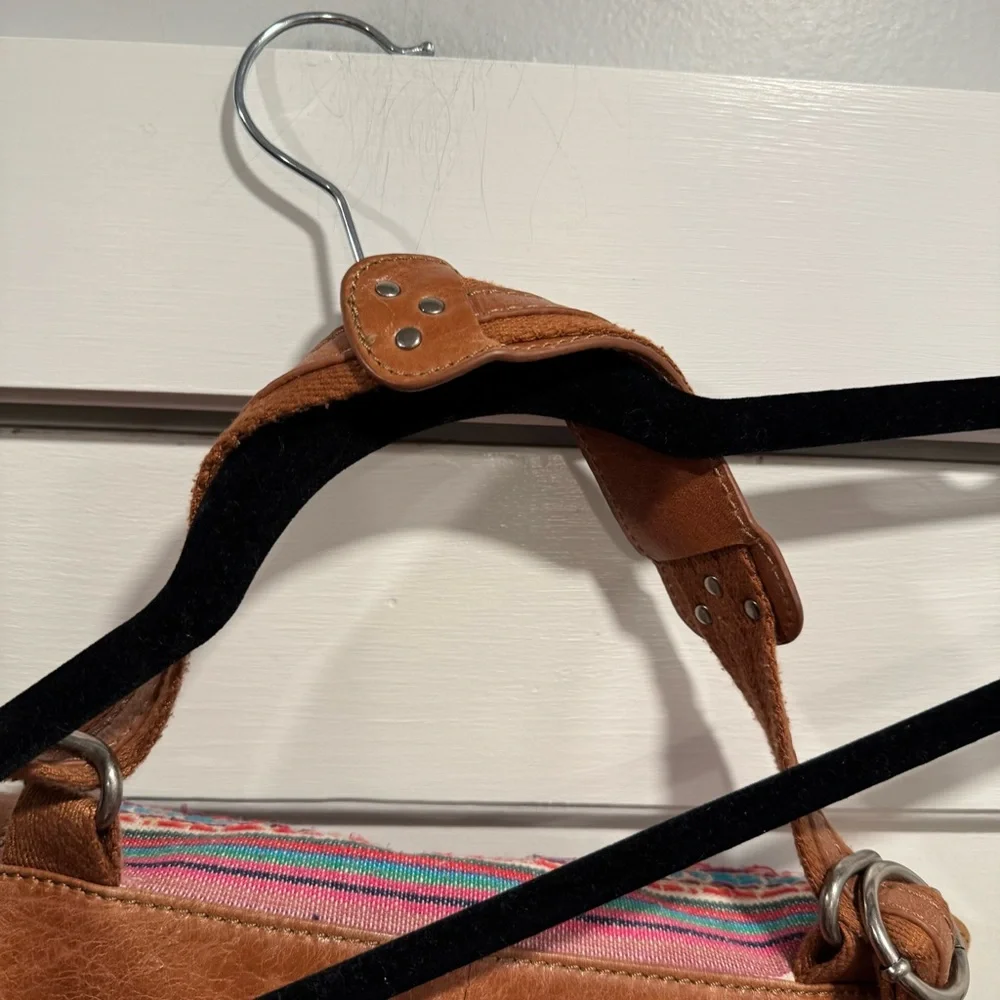 The Sak Ventura‎ Convertible Backpack Leather and Embroidered Boho Festival